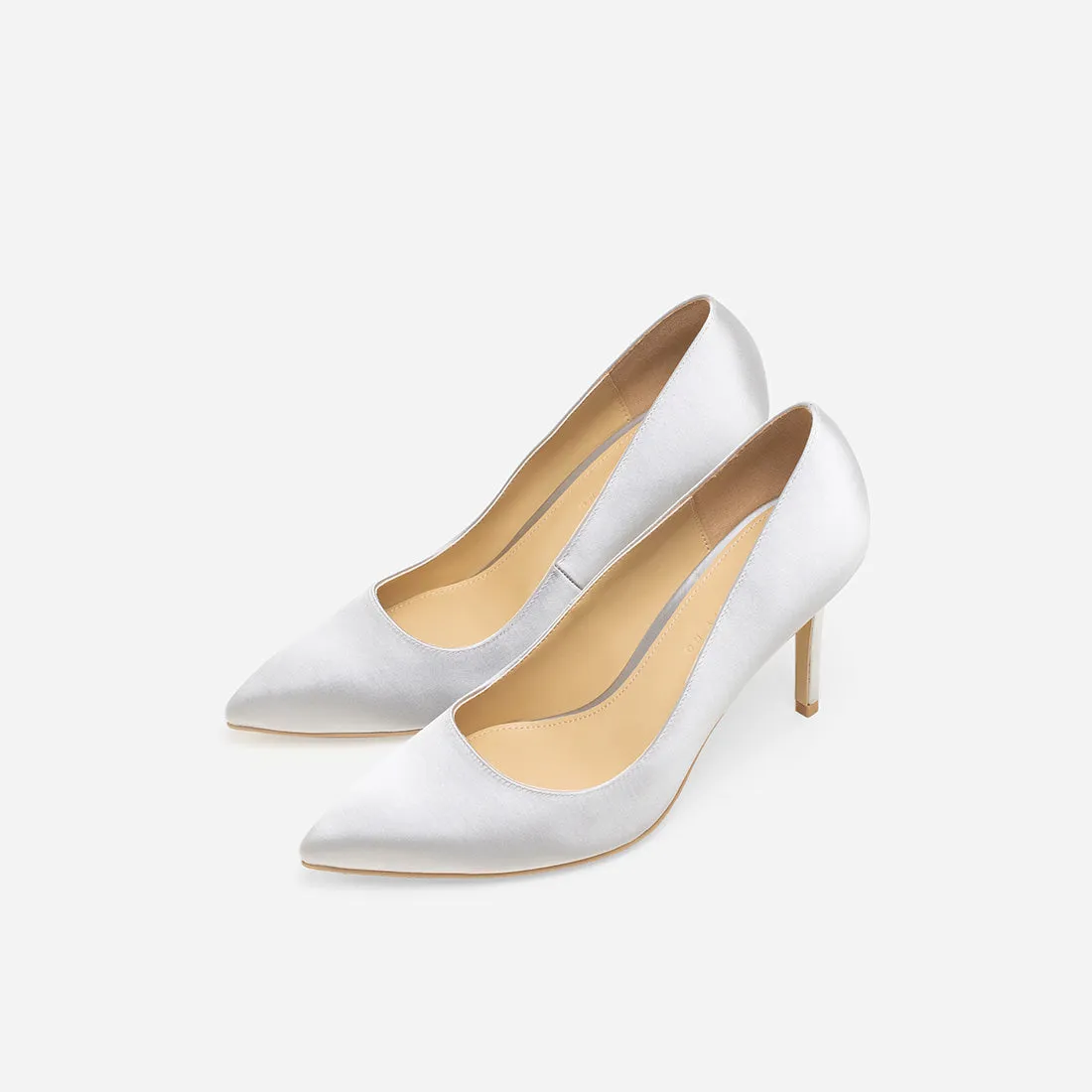 Athena Satin Pumps