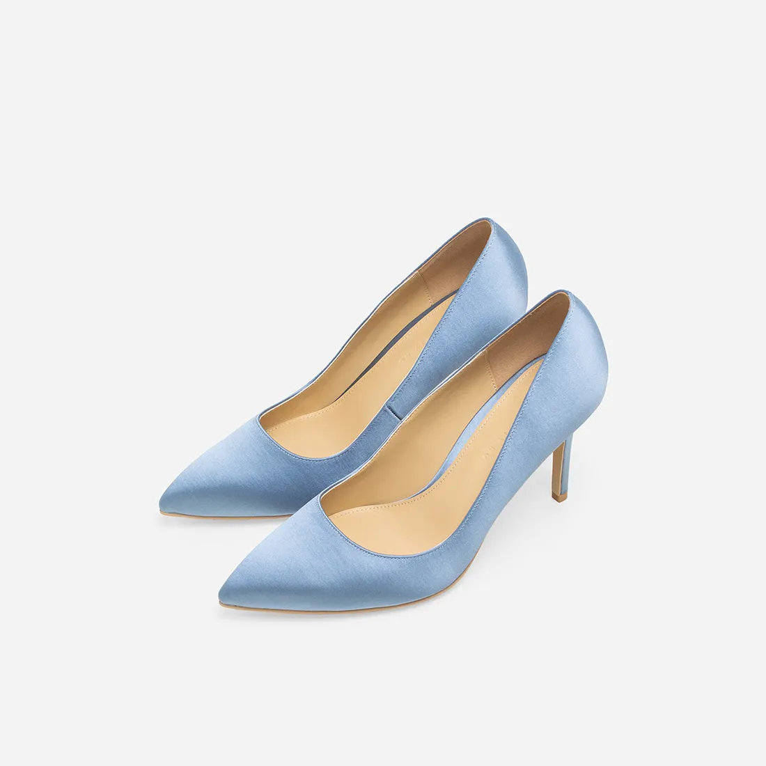 Athena Satin Pumps