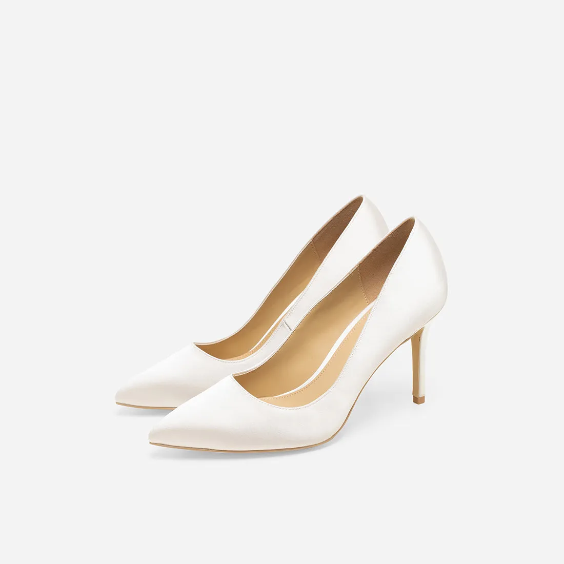 Athena Satin Pumps