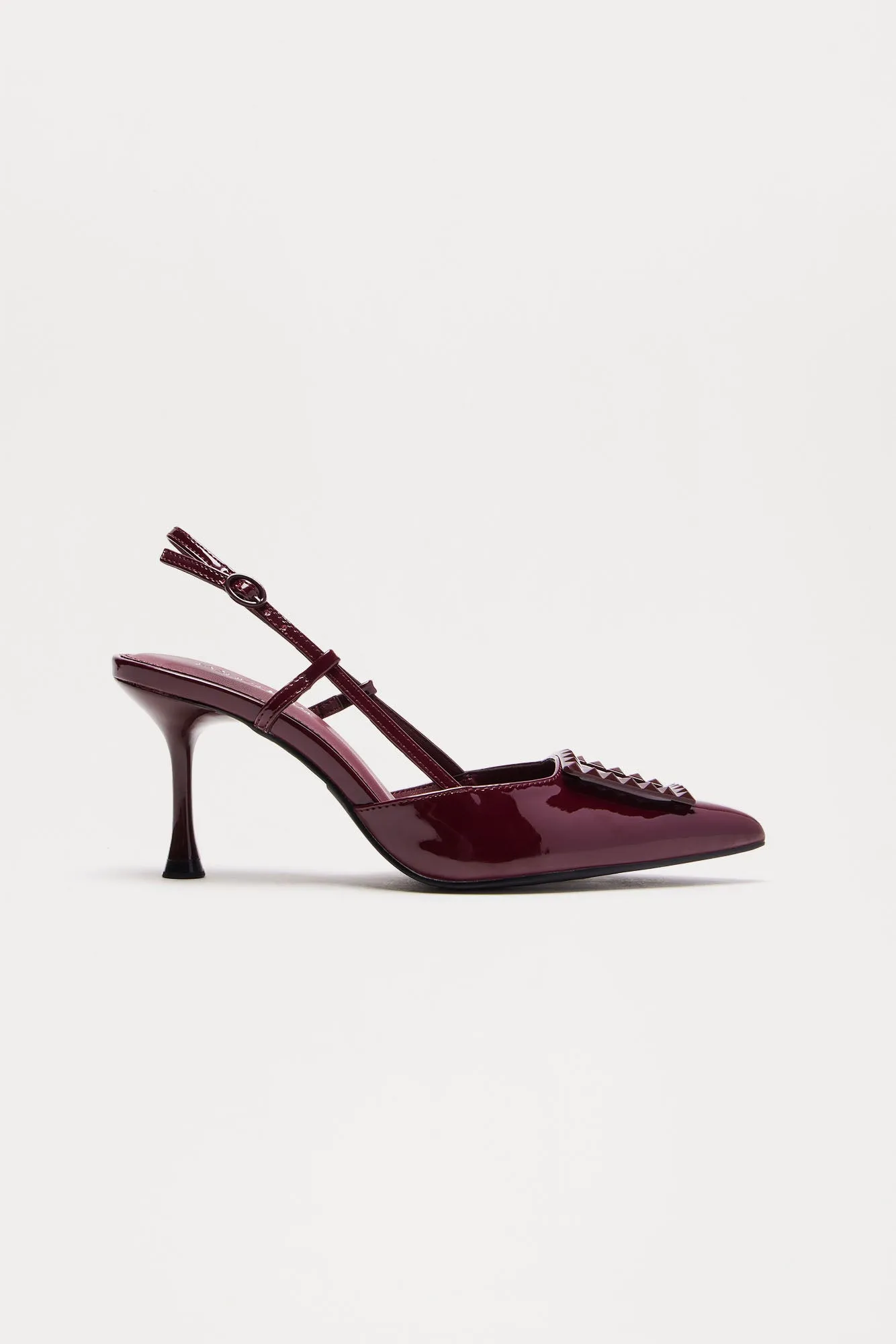 Beck Slingback Pumps - Burgundy