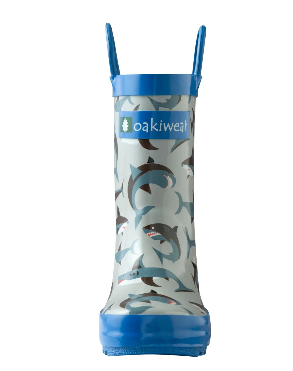 CHILDREN’S RUBBER RAIN BOOTS, SHARK FRENZY