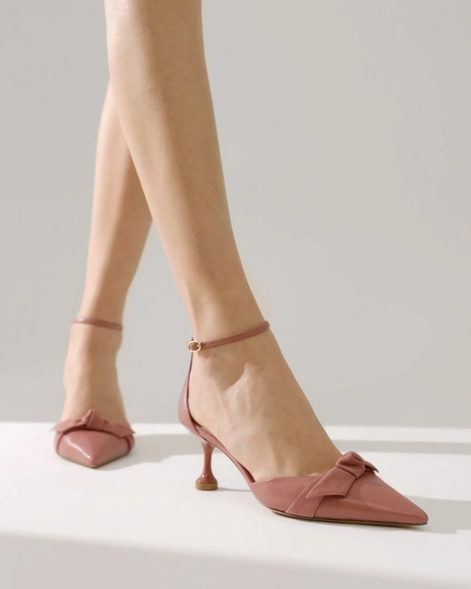 Clarita Flare Pump 60 Clay