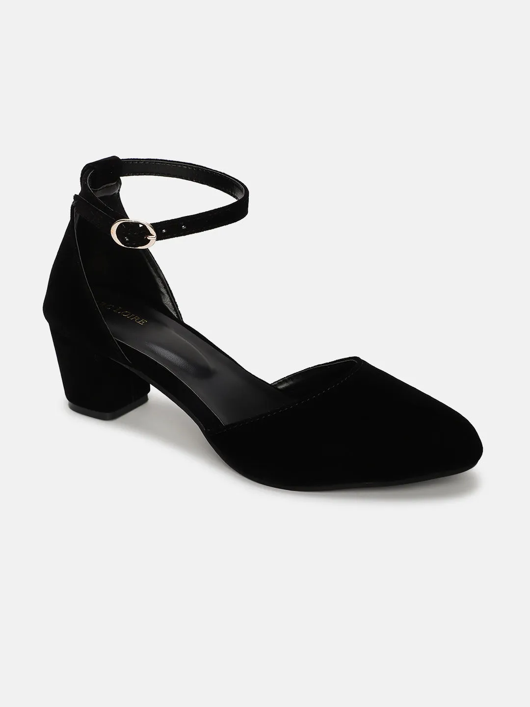 Closed Toe Block Heel Pumps