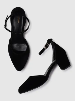 Closed Toe Block Heel Pumps