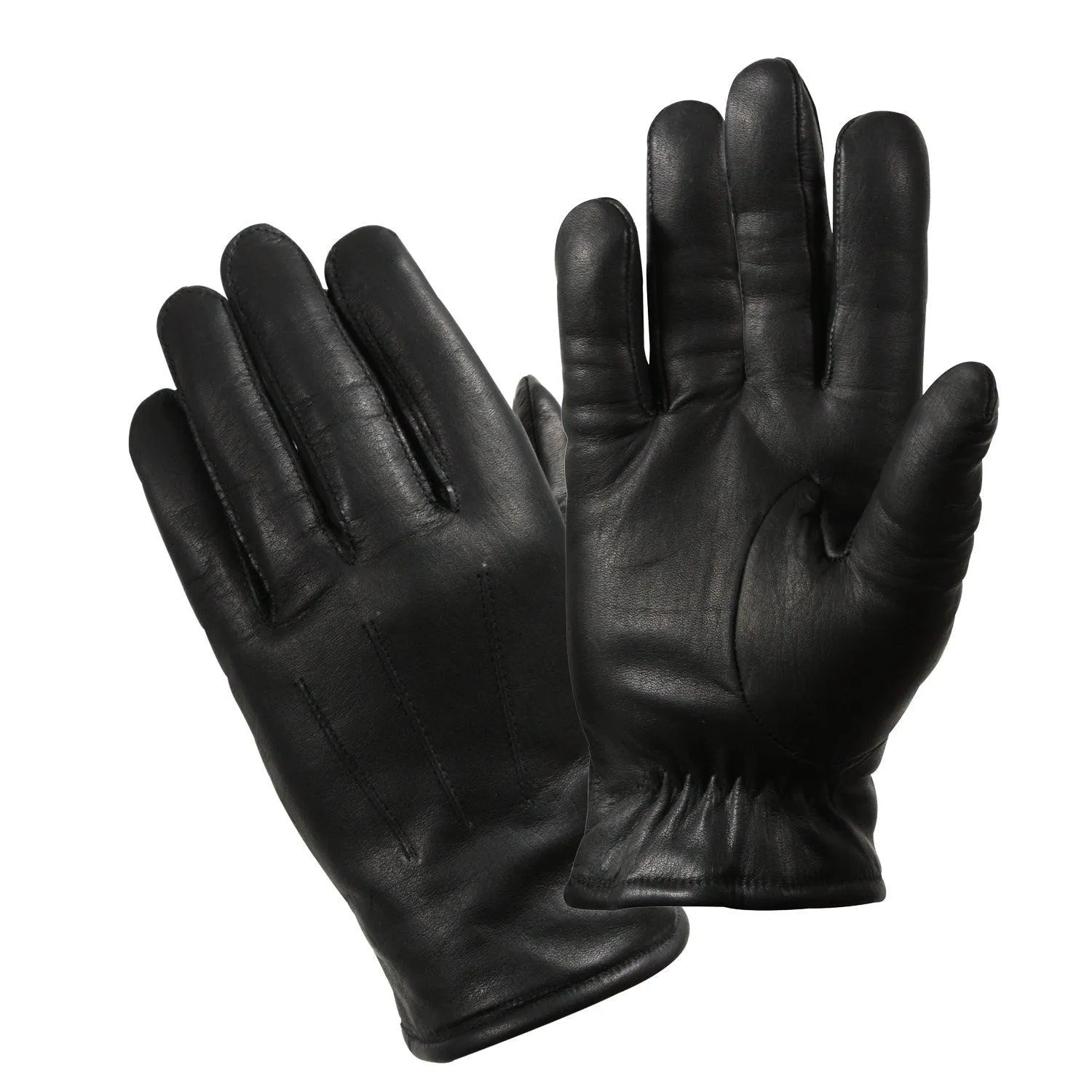 Cold Weather Leather Police Gloves