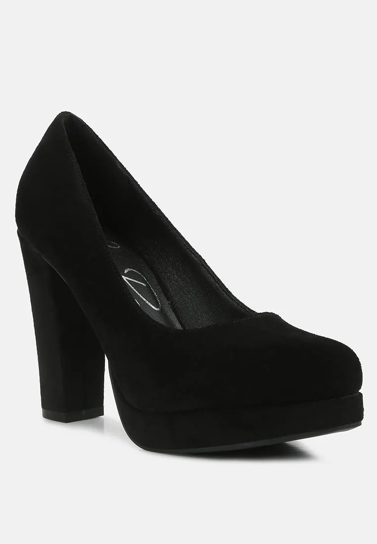 Delia Seude Block Heel Pumps