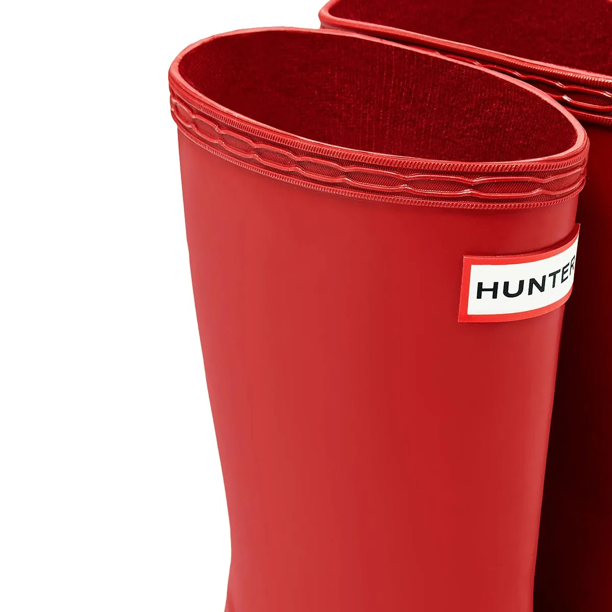 Hunter Kids First Classic Wellington Boot in Military Red