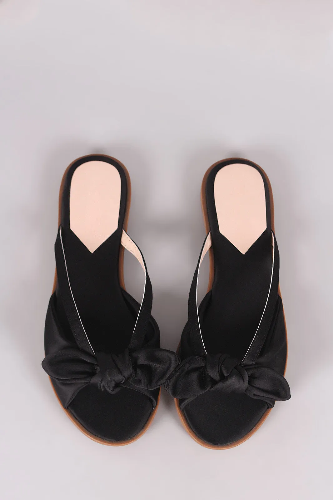 Liliana Satin Slip on Sandal