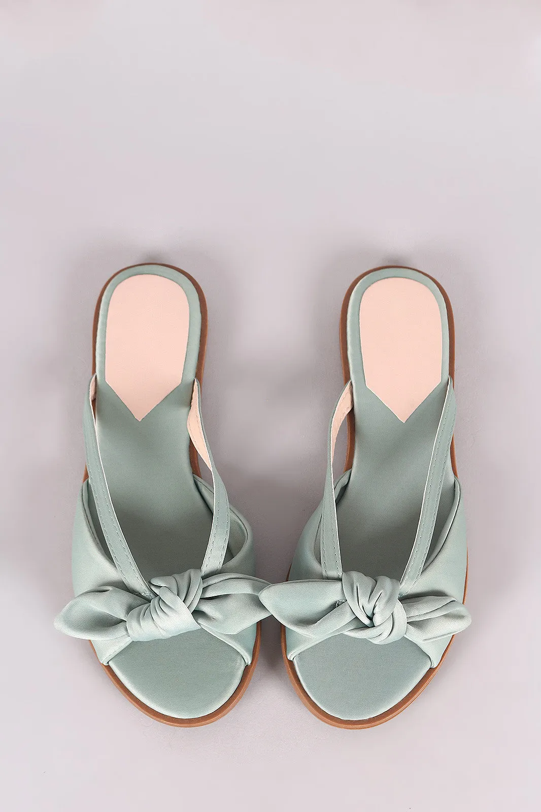 Liliana Satin Slip on Sandal