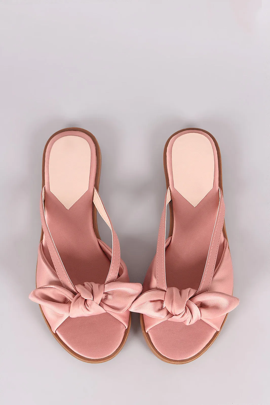 Liliana Satin Slip on Sandal