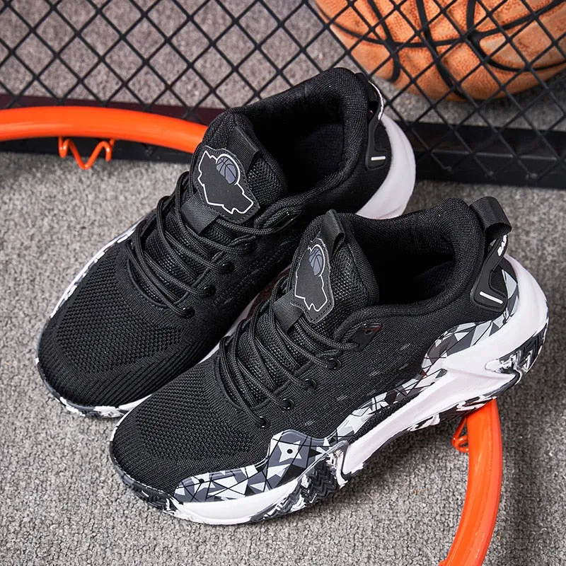 Men's basketball shoes couple breathable outdoor sports shoes women's basketball shoes Sneakers