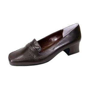 PEERAGE Ida Women's Wide Width Classic Leather Loafers