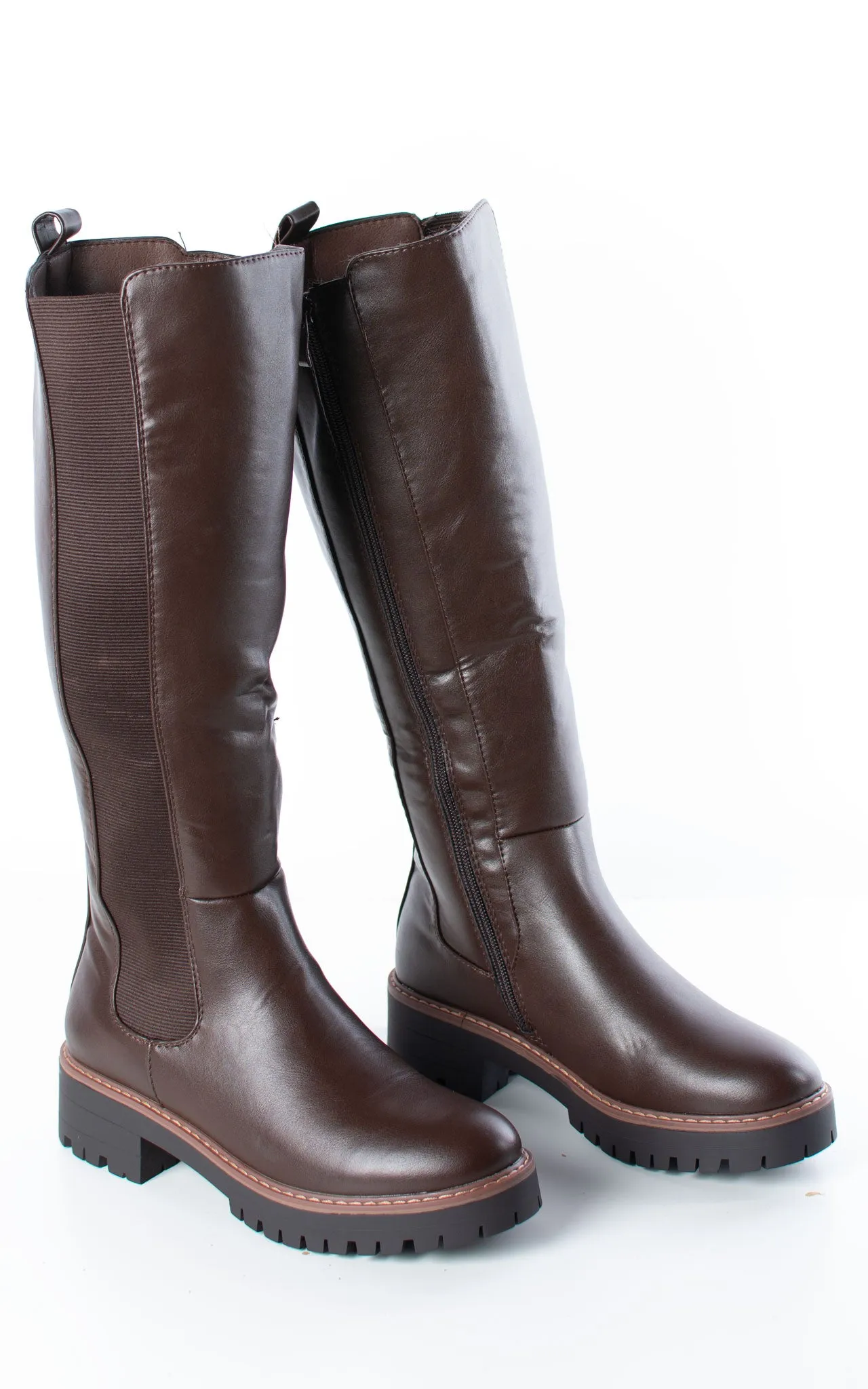 Rebecca Knee High Boots | Brown