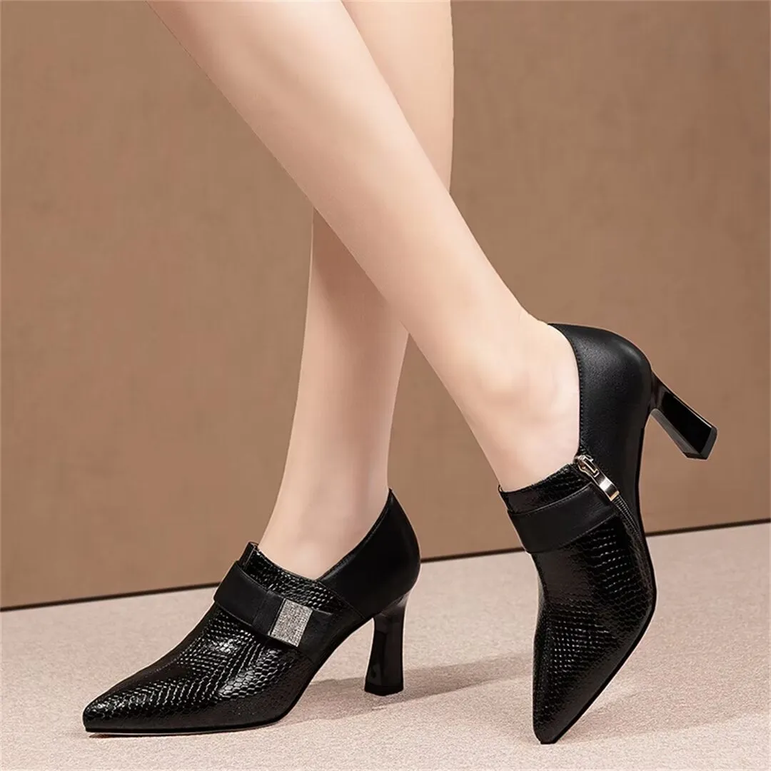 Signature Square-Toe Heel Pumps