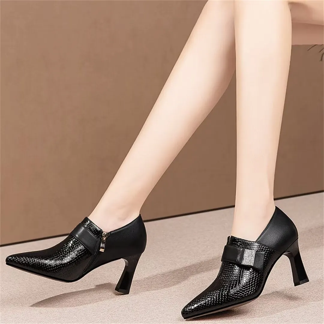 Signature Square-Toe Heel Pumps