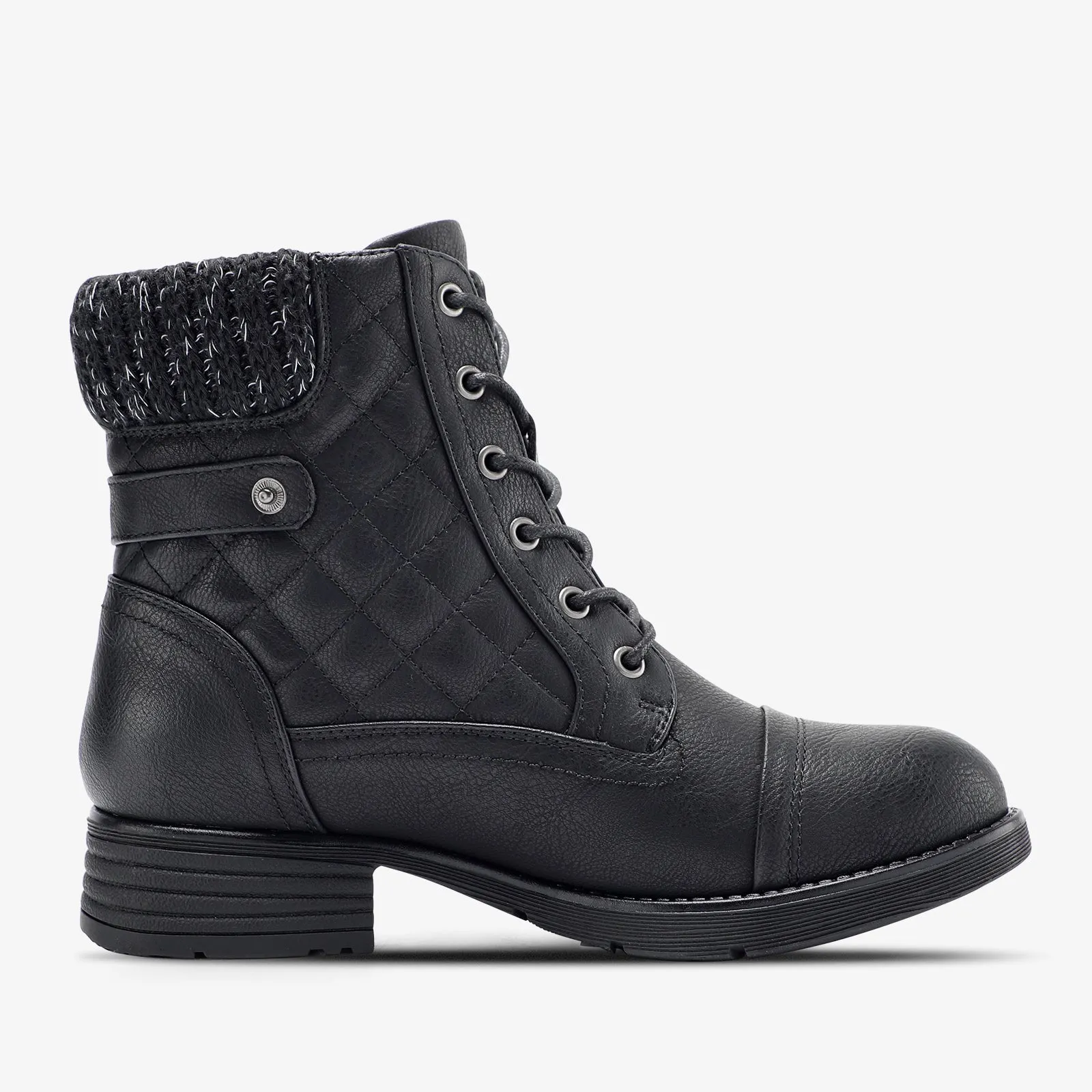 STQ Women's Combat Ankle Boots