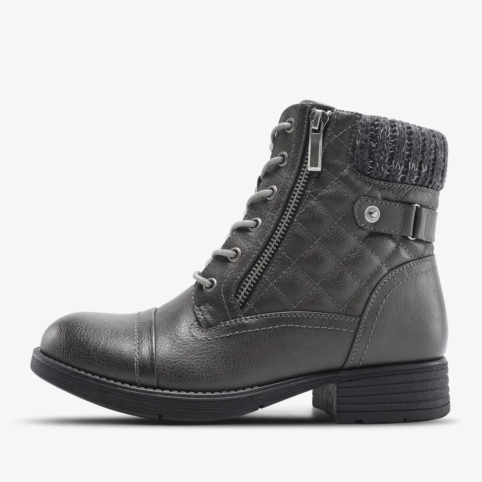 STQ Women's Combat Ankle Boots