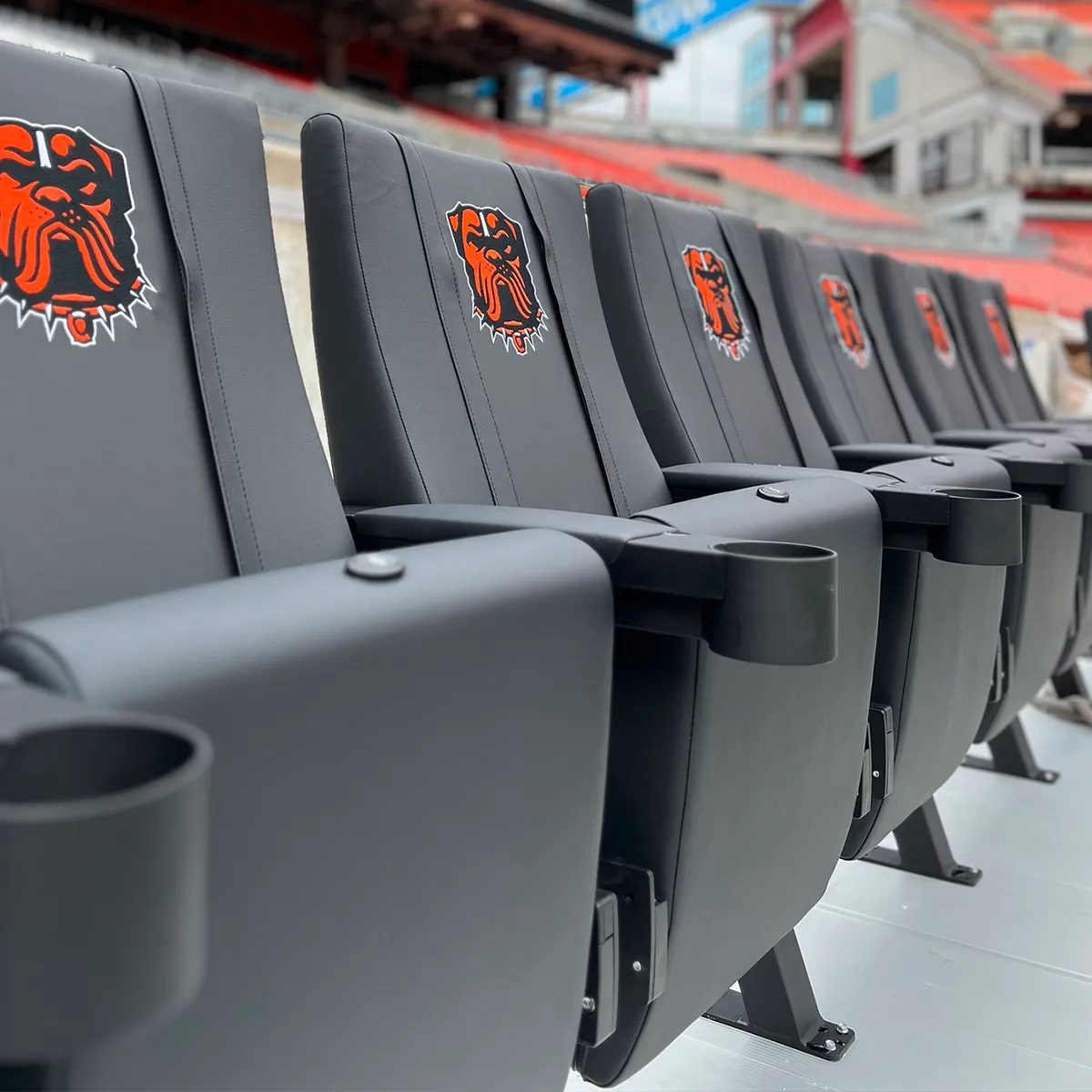 SuiteMax 3.5 VIP Seats with Ball State Cardinals Logo