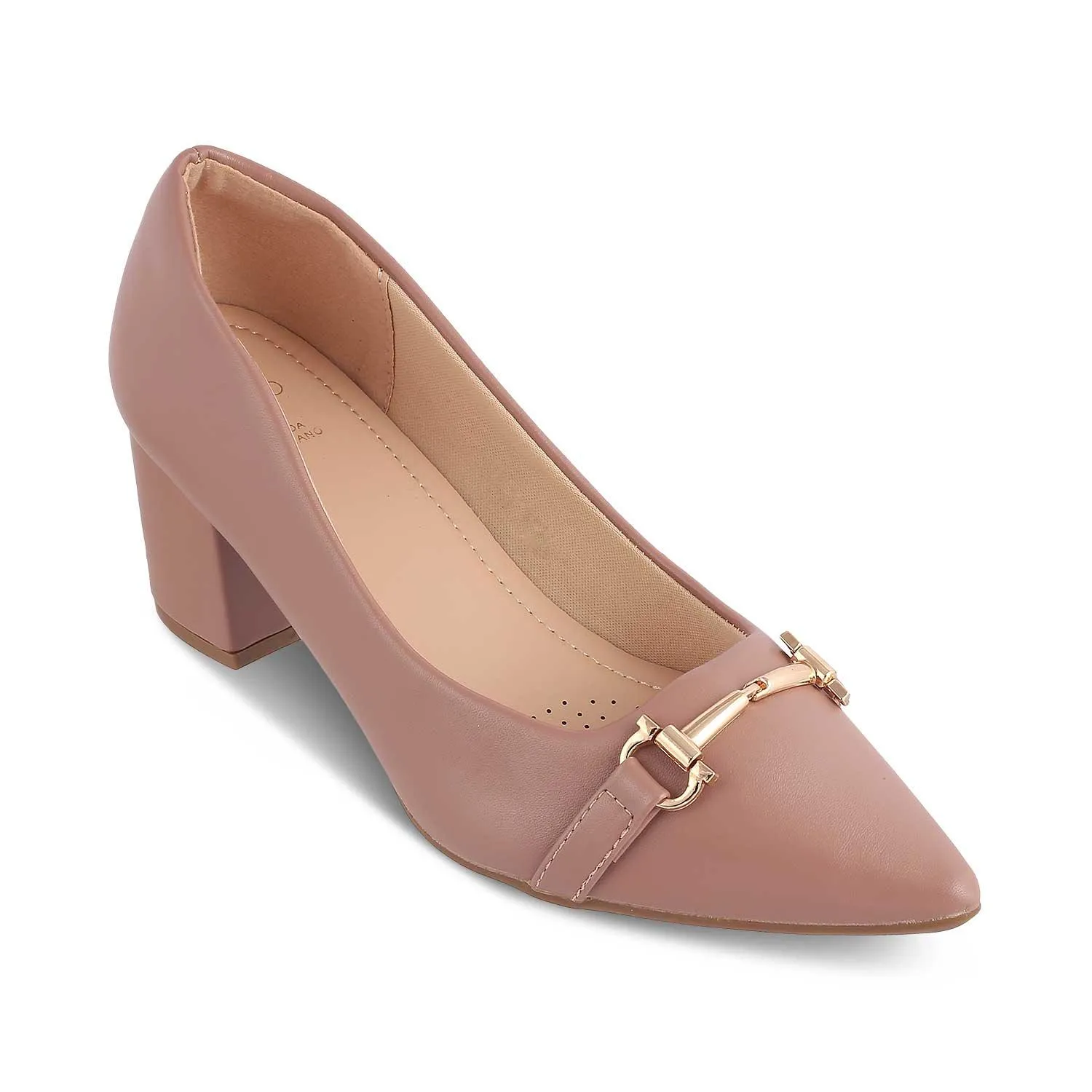 The Amster Pink Women's Dress Pumps Tresmode