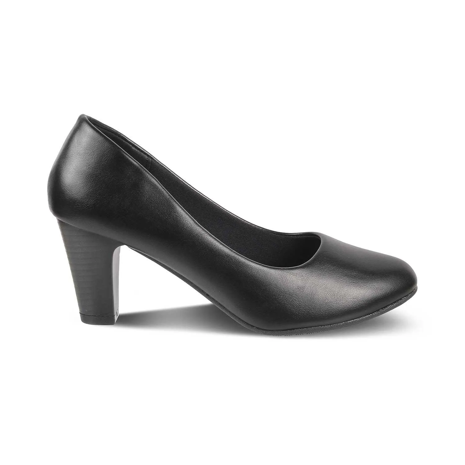 The Bignani-2 Black Women's Dress Heel Pumps Tresmode