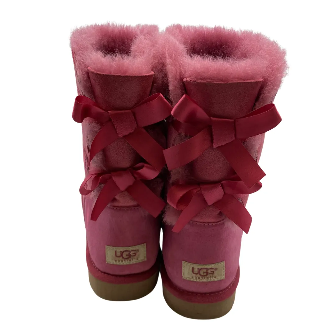 UGG Pink Boots with a Cute Bows