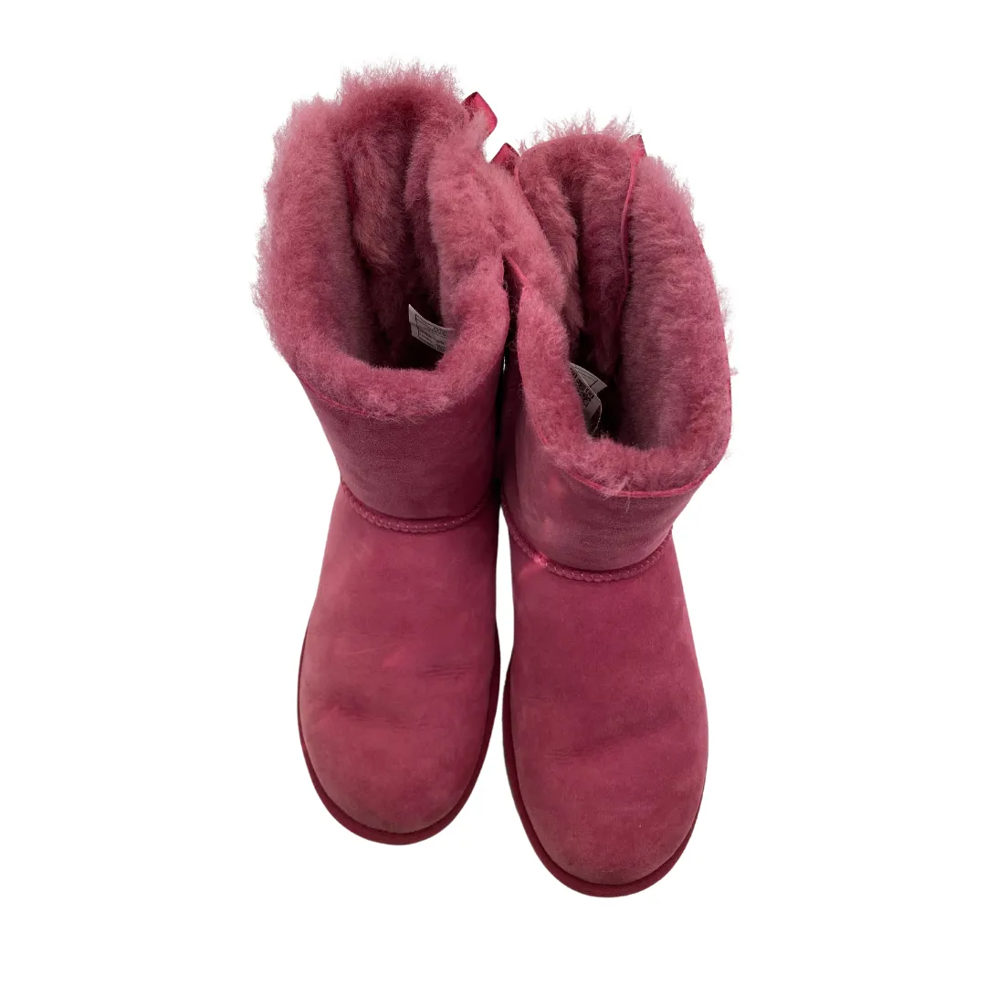 UGG Pink Boots with a Cute Bows